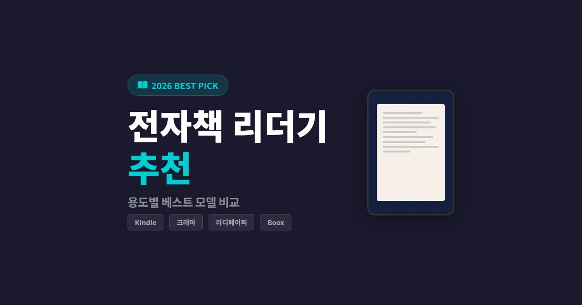 전자책 리더기 입문 후기: 태블릿과 다른 점 정리 관련 이미지 1